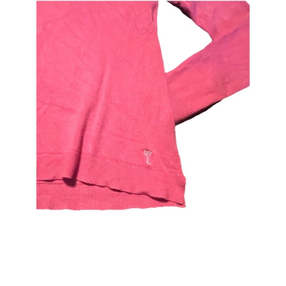 Golftini Women's V-Neck Pink Golf Sweater Size M - Picture 4 of 4